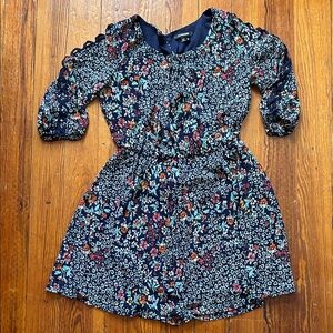 Vintage Navy Floral Dress